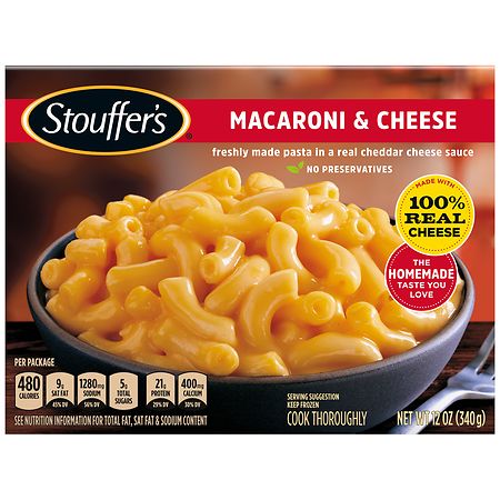 Stouffer's Frozen Entree, Macaroni and Cheese Macaroni & Cheese