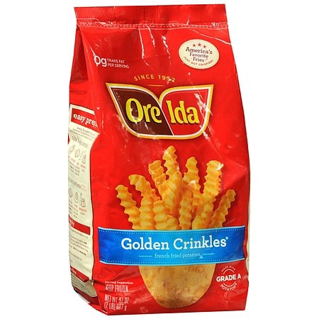 Ore-Ida Golden French Fries Fried Frozen Potatoes Value Size, 5 lb
