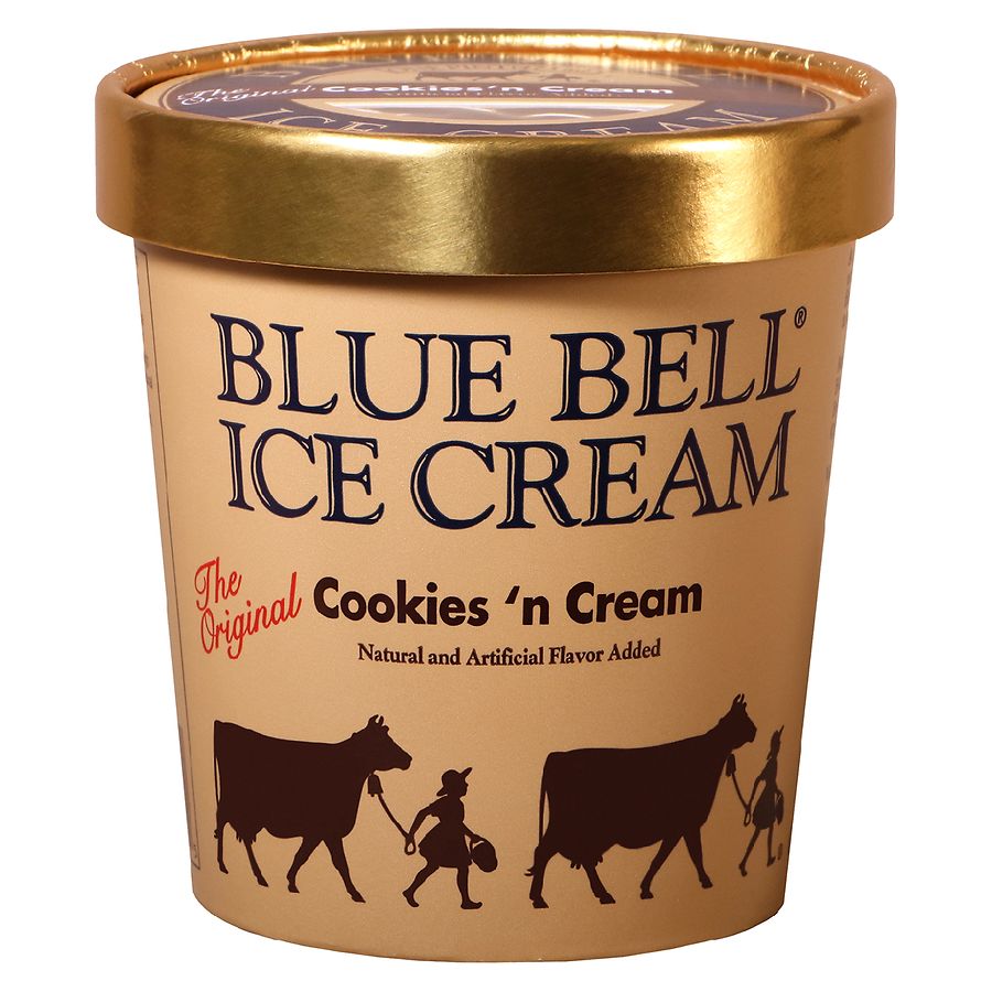 Blue Bell Ice Cream Cookies N Cream Walgreens 4347