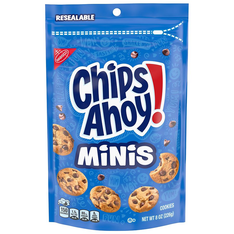 Chips Ahoy Minis Original Fudgy Chocolate Chip Cookies