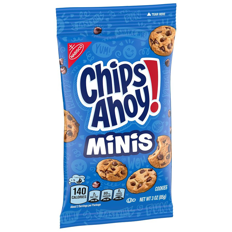 Chips Ahoy Mini Original Fudgy Chocolate Chip Cookies | Walgreens