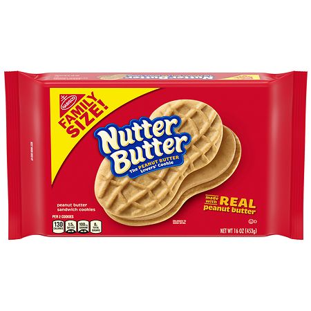 Nutter Butter Sandwich Cookies Peanut Butter