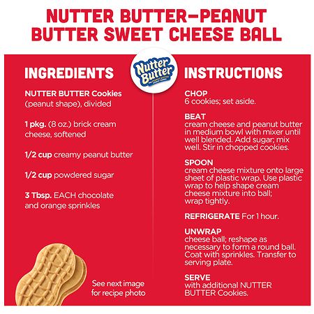 Nabisco Nutter Butter Peanut Butter Sandwich Cookies - 16 oz tray