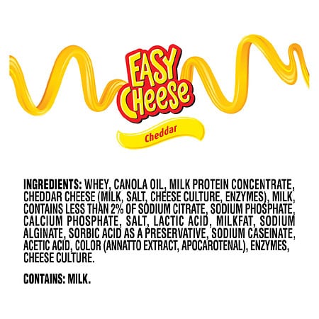 Pick 2 Nabisco Easy Cheese Cans: American or Cheddar