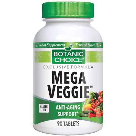 Botanic Choice Mega Veggie Herbal Supplement Tablets