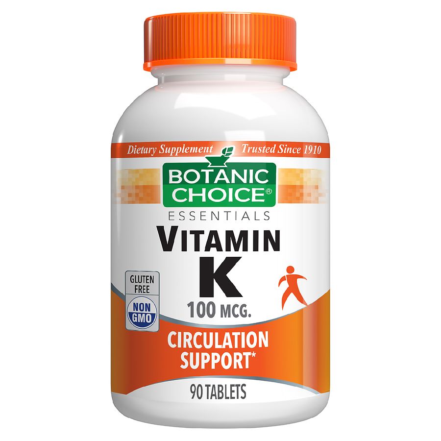 Botanic Choice Vitamin K 100mcg