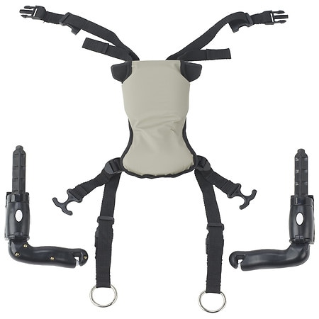 Inspired by Drive Trekker Gait Trainer Hip Positioner and Pad Large Black