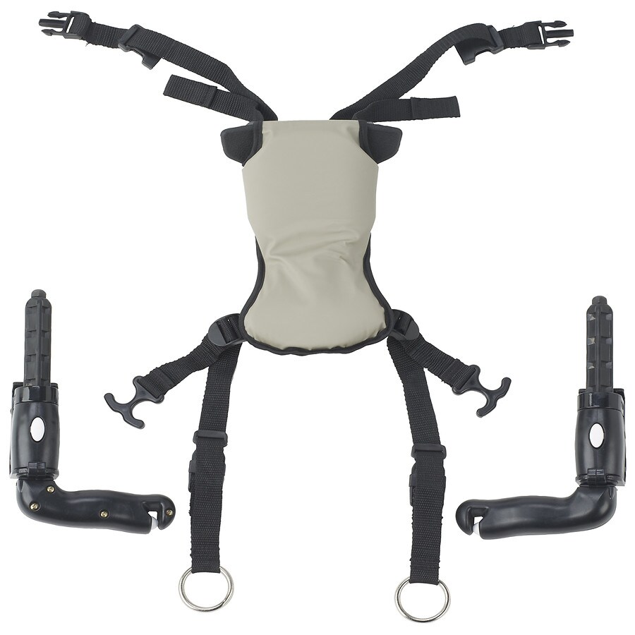 Inspired by Drive Trekker Gait Trainer Hip Positioner and Pad Large Black Walgreens