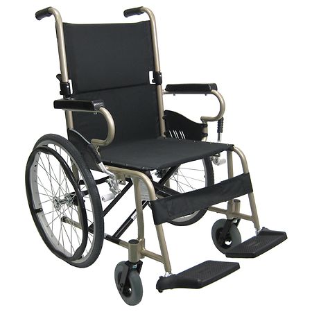 Karman Ultra-Lightweight 18 inch Aluminum Wheelchair, 25lbs Champagne