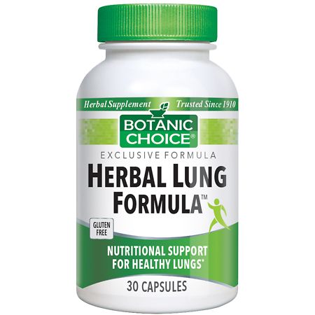 Botanic Choice Herbal Lung Formula Herbal Supplement Capsules