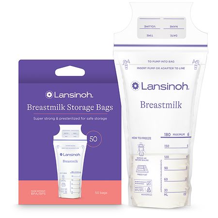 Lansinoh Breastmilk Storage Bags, 100 ct. - Sam's Club