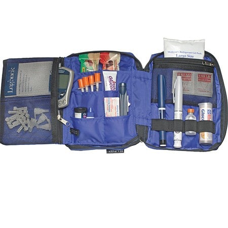 Medicool Dia-Pak Deluxe Diabetic Supply Organizer