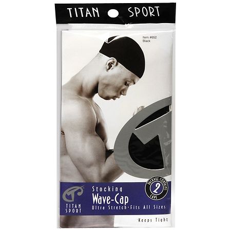 Titan Sport Stocking Wave-Cap Black