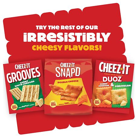 Cheez-It Cheese Crackers White Cheddar | Walgreens Cheez-It Cheese Crackers White Cheddar | Walgreens