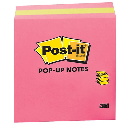 Post-it Super Sticky Notes 4 in x 4 in Pink