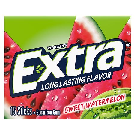 Extra Fruit Sensations Sugarfree Gum Watermelon