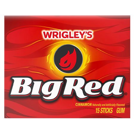 Wrigley's Big Red Cinnamon Chewing Gum Bulk - 15 Stick (Pack of 3