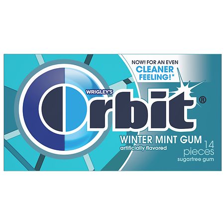 Orbit Wintermint Sugar Free Chewing Gum Wintermint