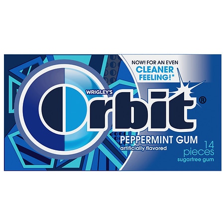 Orbit Peppermint Sugar Free Chewing Gum Peppermint