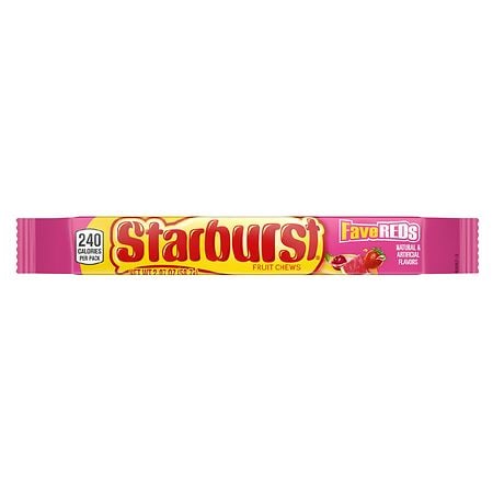 Starburst FaveREDs Fruit Chewy Candy Single