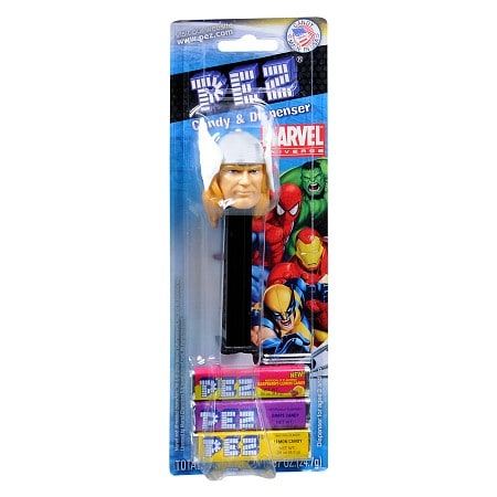 PEZ Marvel Universe Assorted Candy & Dispenser