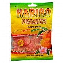 Haribo Peaches Gummy Candy | Walgreens