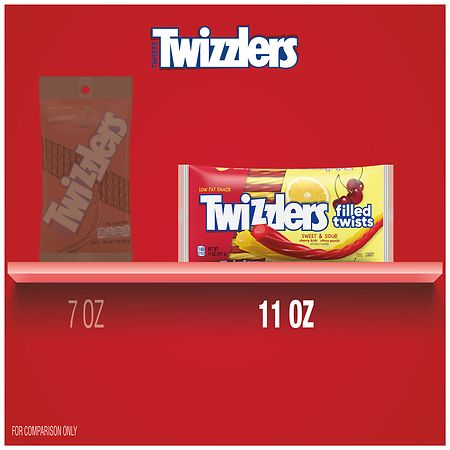 TWIZZLERS Filled Twists Cherry Kick and Citrus Punch