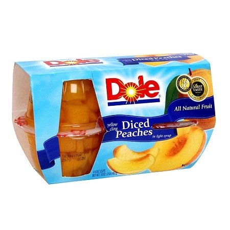 Dole Yellow Cling Sliced Peaches in Light Syrup