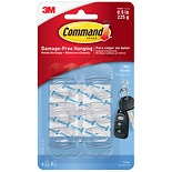 Command Clear Hooks with Clear Strips Medium