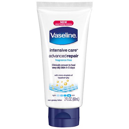 UPC 305210238596 product image for Vaseline Intensive Rescue Repairing Moisture Lotion Fragrance Free - 2.0 Ounces | upcitemdb.com