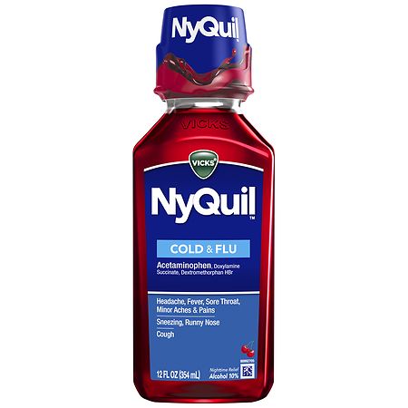 Vicks Nyquil Cold & Flu Relief Liquid Cherry
