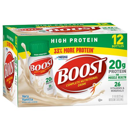 Boost High Protein Complete Nutritional Drink Very Vanilla