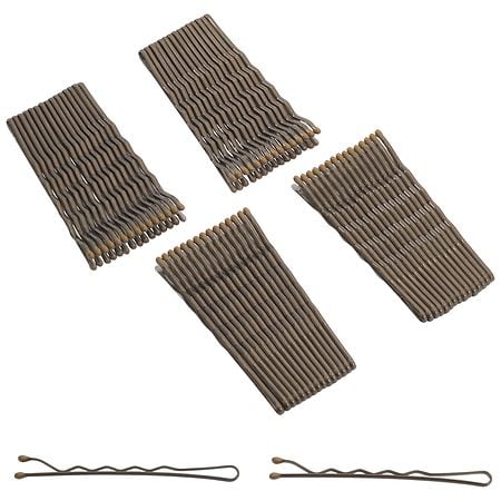 The Hair Edit Matte Brown 2 Bobby Pins - 60 Pcs - Matte Brown