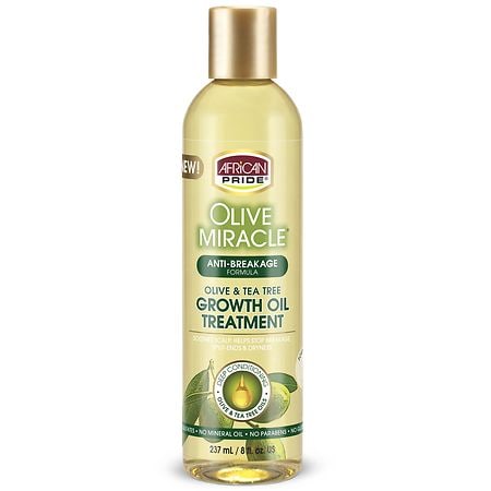 African Pride Olive & Tea Tree Growth Oil Treatment - 8.0 fl oz