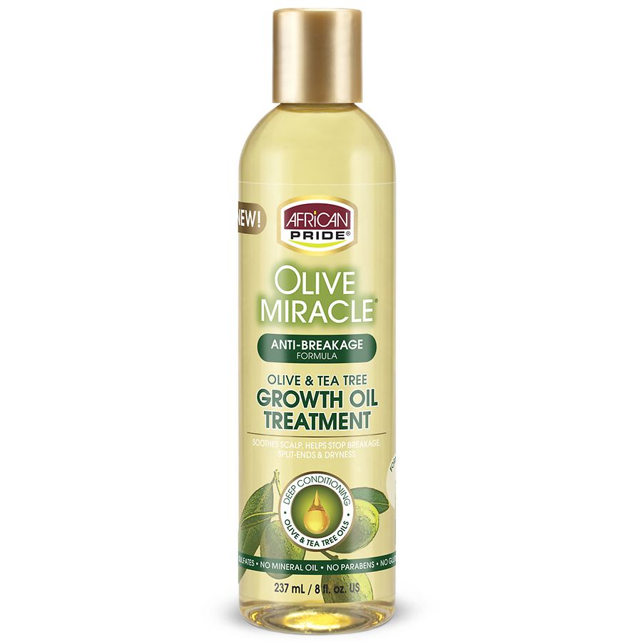 African Pride Olive & Tea Tree Growth Oil Treatment
