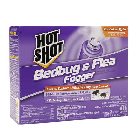 Hot Shot Bedbug & Flea Foggers
