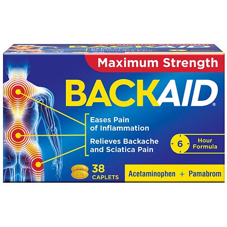 Backaid Aspirin Free Analgesic/ Diuretic Caplets