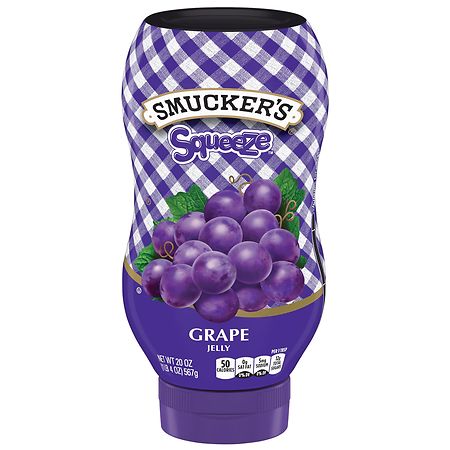Smucker's Jelly Inverted Squeeze Bottle Grape