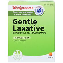 Walgreens Gentle Laxative Suppositories, 30 ct - Harris Teeter