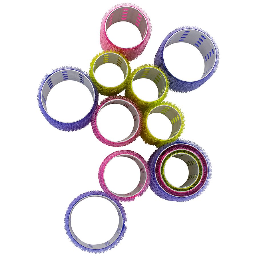 Conair Styling Essentials Multi-Size Thermal Self-Grip Rollers Purple