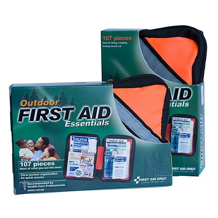 First Aid Only Outdoor First Aid Kit, Softsided, 107 Piece