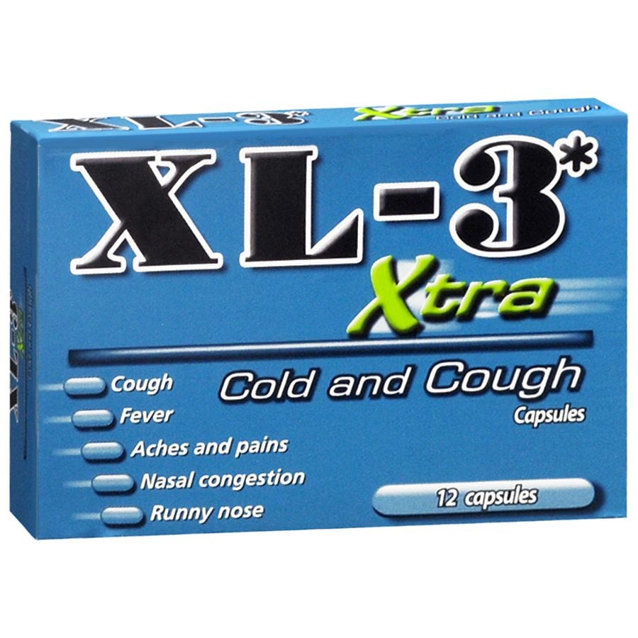 XL-3 Xtra Cold And Cough Capsules Walgreens