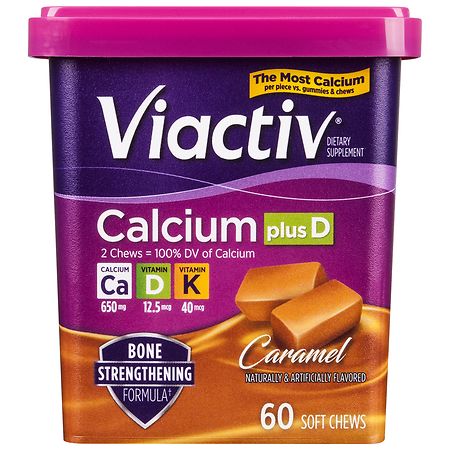 Viactiv Calcium Plus D, Soft Chews Caramel