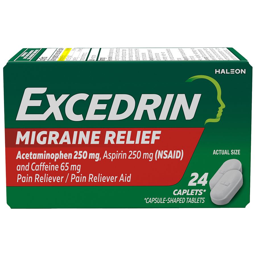 Excedrin Migraine Pain Relief 24 0ea Walgreens