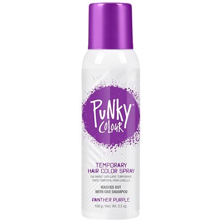 Punky Colour Temporary Hair Color Spray, Panther Purple