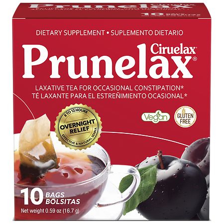 UPC 818951000051 product image for Prunelax Ciruelax Natural Laxative Regular Tea Plum - 10.0 ea | upcitemdb.com