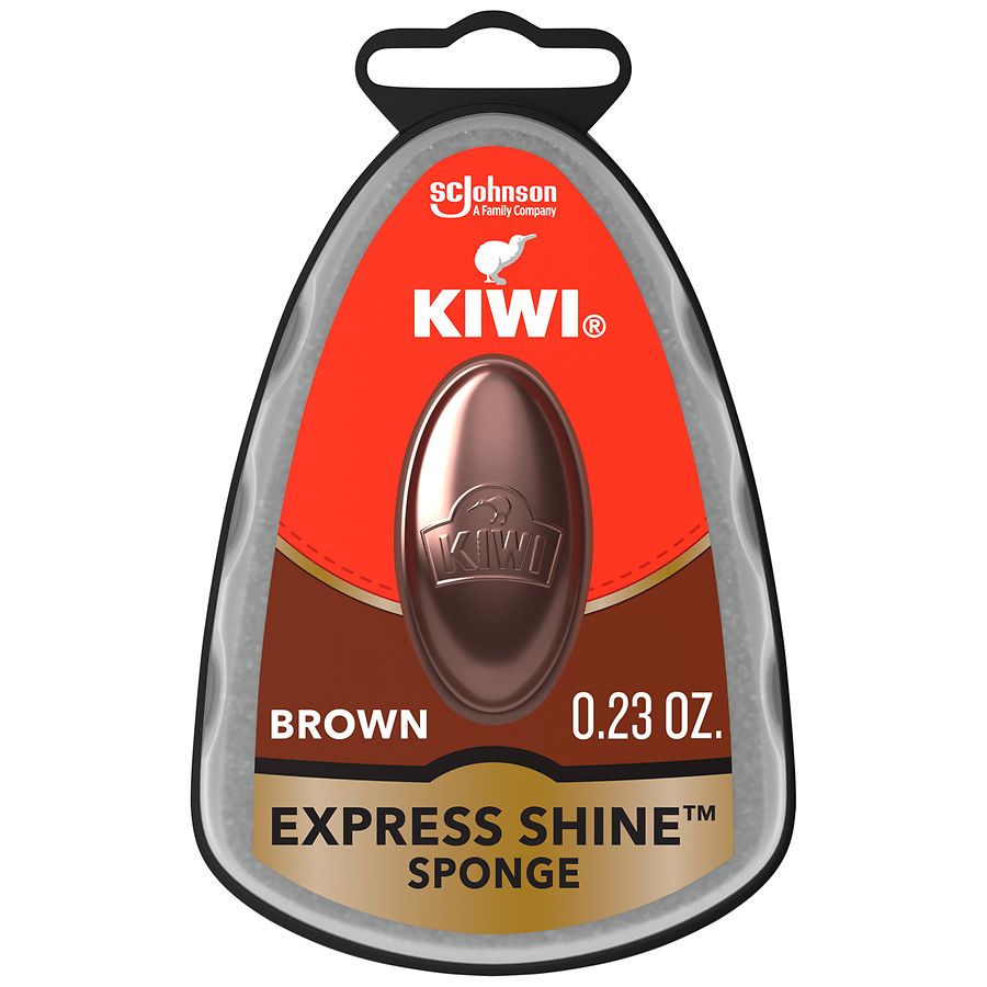 Kiwi Scuff Cover Liquid Shoe Polish Black Bottle With Sponge