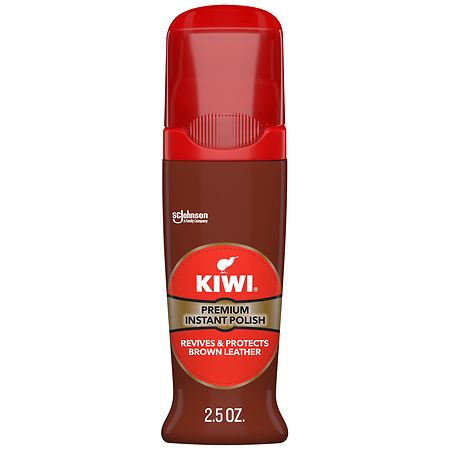 Kiwi Instant Shine & Protect Liquid Shoe Polish Brown