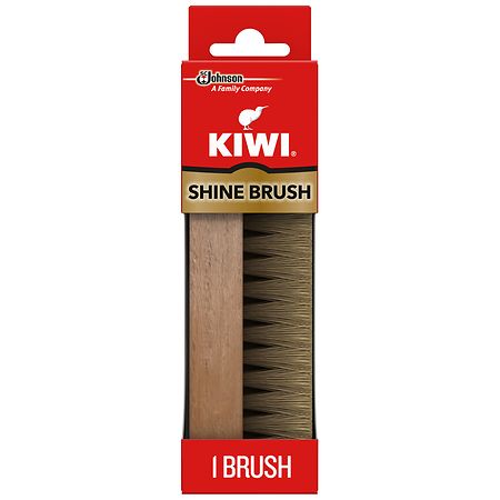 Kiwi Horsehair Shine Brush