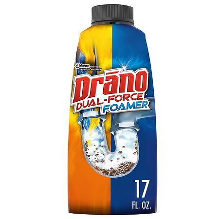 Drano Max Gel Drain Clog Remover and Cleaner for Shower or Sink Drains,  Unclogs and Removes Hair, Soap Scum and Blockages, 32 Oz